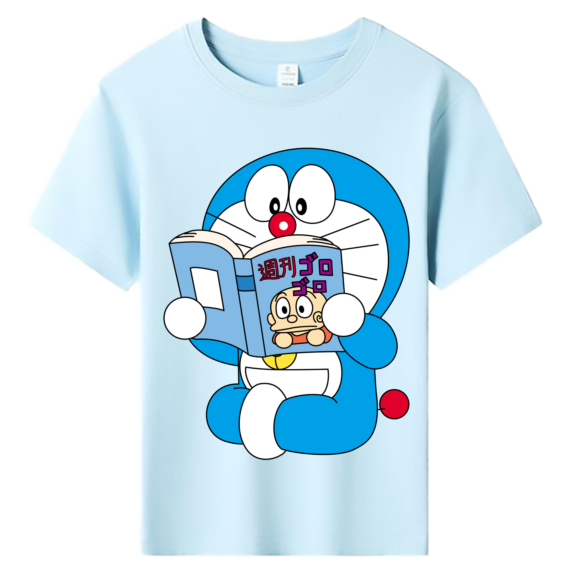（画像用） ドラえもん Doraemon 綿100％キッズTシャツ（フロントプリント）